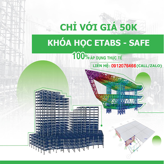 Khóa học Etabs – Safe giá 50k.