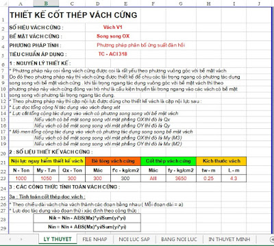 Thiết kế vách cứng