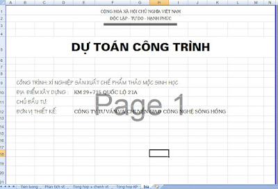 Dự toán mẫu nhà xưởng 90x20m2