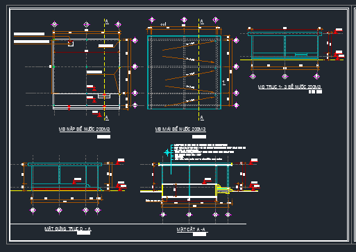 Bể nước ngầm 200m3