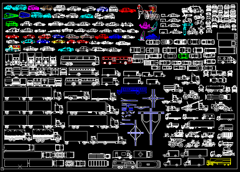 Thư viện autocad giao thông