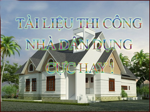 Cẩm nang thi công – Phần B thi công kết cấu – Conteccons