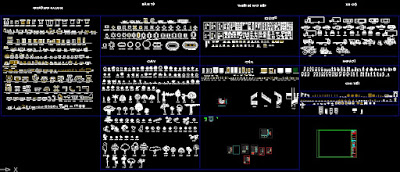 Thư viên autocad cửa cuốn xếp tự động