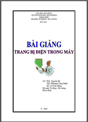 Bài giảng trang bị điện trong máy – Ths.Nguyễn Bê