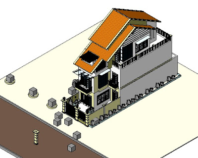 Tổng hợp các mẫu công trình trên phần mềm revit – MẪU 2