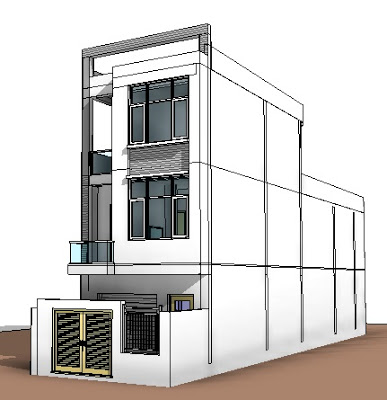 Tổng hợp các mẫu công trình trên phần mềm revit – MẪU 8