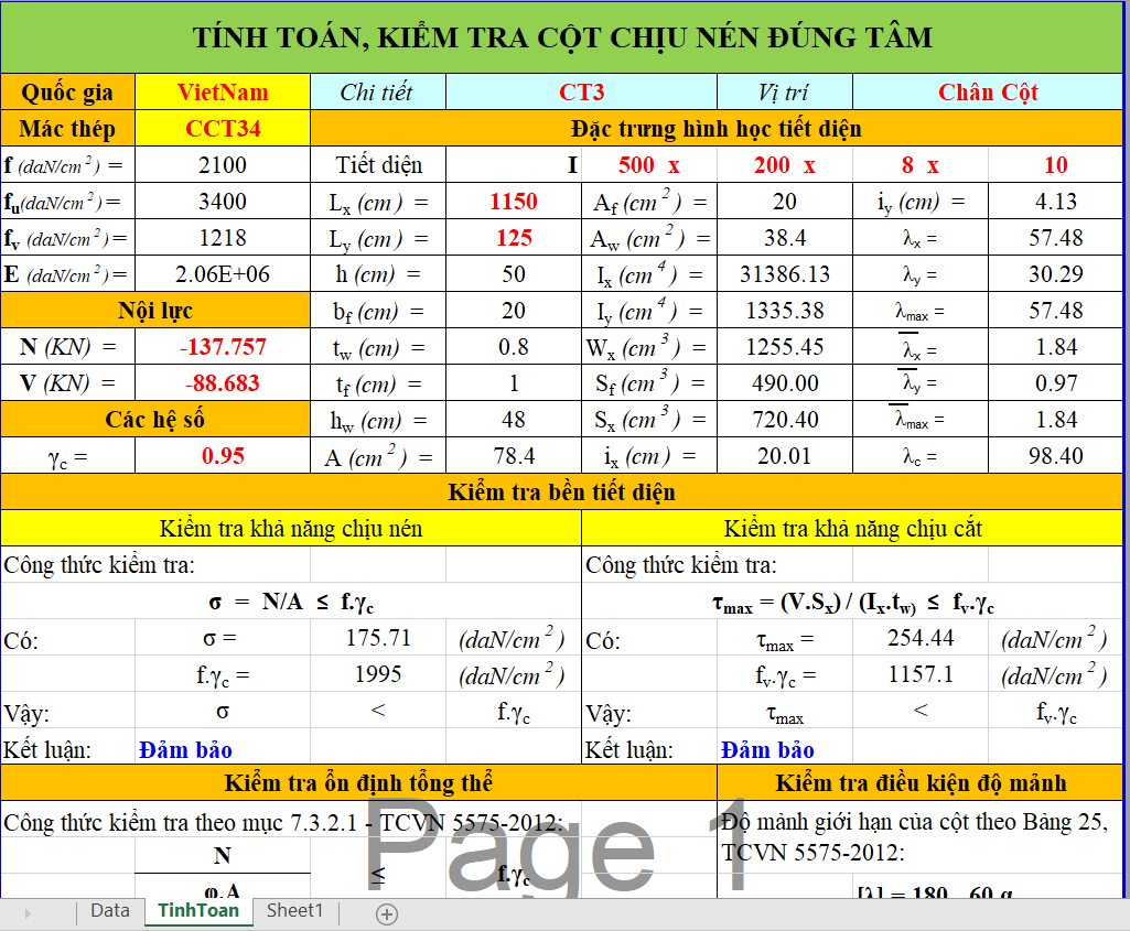 Thiết kế sàn composite theo lý thuyết tối ưu