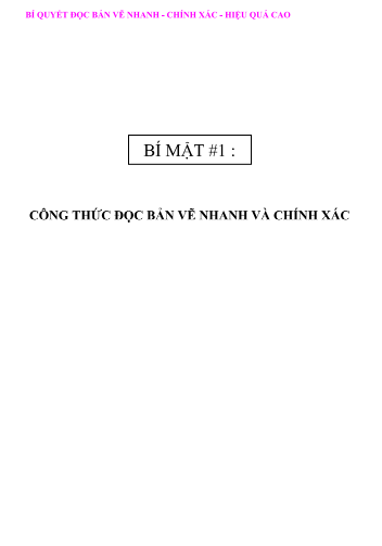 Slide bài giảng đo bóc tiên lượng và lập dự toán phần đọc bản vẽ