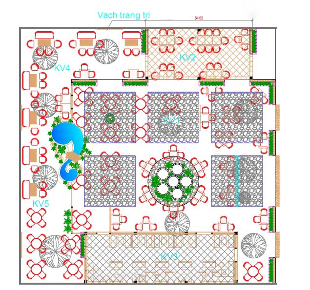 Bản vẽ thiết kế cổng và hàng rào biệt thự